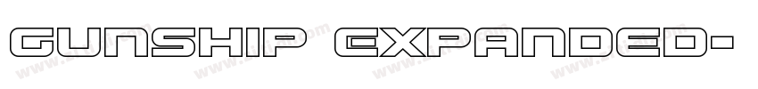 Gunship Expanded字体转换